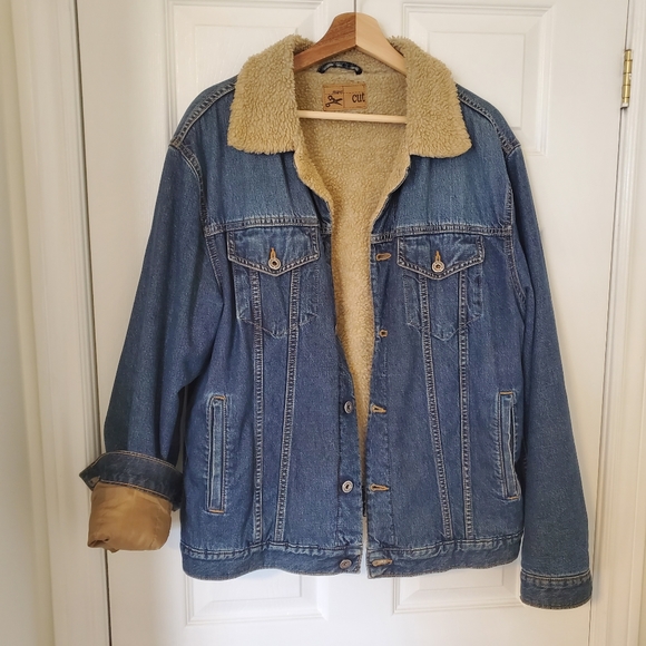 Vintage Mavi Denim Sherpa Jacket - Picture 5 of 6